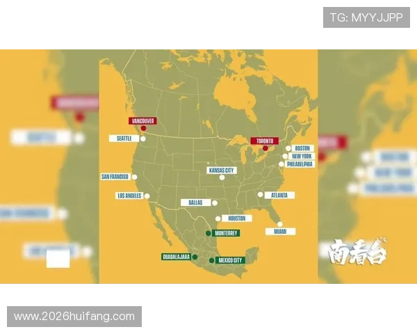 美加墨世界杯举办地点的经济影响与城市发展带动作用